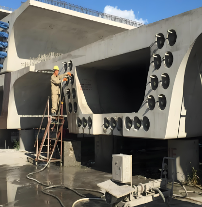 青松路街道压浆料施工流程及注意事项